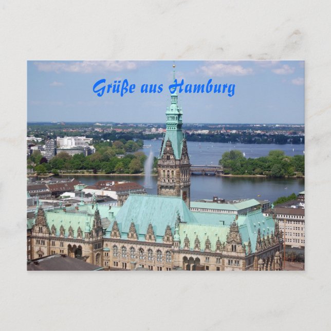 Postal Hamburg Postkarte (Anverso)