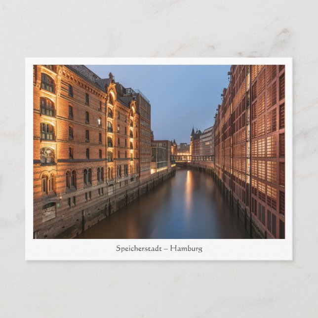 Postal Hamburg Speicherstadt (Anverso)