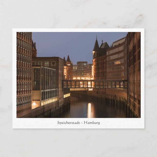 Postal Hamburg Speicherstadt (Anverso)