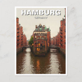 Postal Hamburg Speicherstadt Alemania Viajes