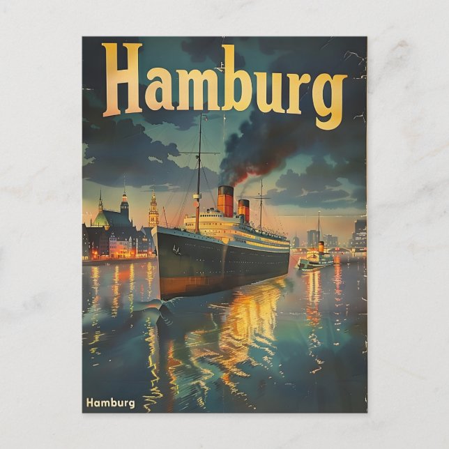 Postal Hamburg Vintage (Anverso)