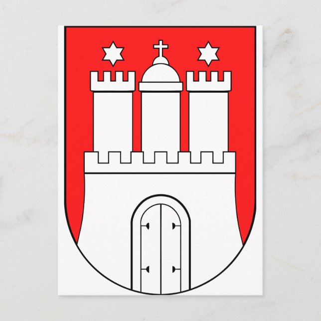 Postal Hamburger Wappen (Anverso)