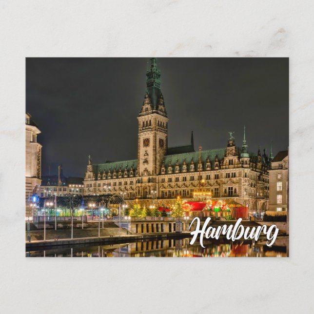 Postal Hamburgo, Alemania (Anverso)