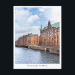 Postal Hamburgo Alemania<br><div class="desc">Foto de viaje del Zollkanal en la Hafencidad de Hamburgo,  Alemania. Foto © Sebastian Worm.</div>