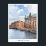 Postal Hamburgo Alemania<br><div class="desc">Foto de viaje del Zollkanal en la Hafencidad de Hamburgo,  Alemania. Foto © Sebastian Worm.</div>