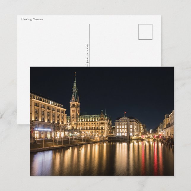 Postal Hamburgo Alemania (Anverso / Reverso)