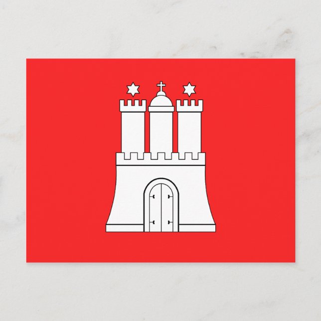 Postal Hamburgo, Alemania (Anverso)