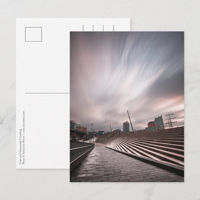 Postal Hamburgo Alemania (Anverso / Reverso)