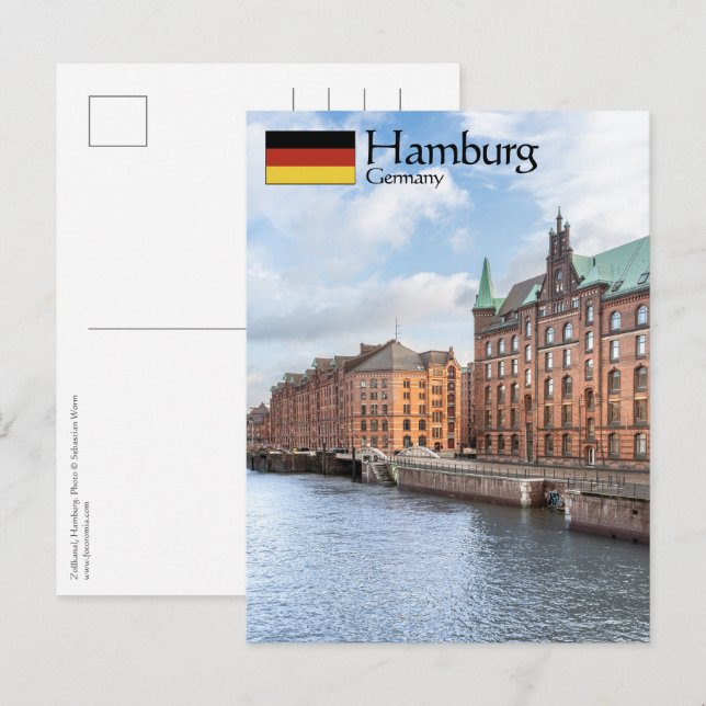 Postal Hamburgo Alemania (Anverso / Reverso)