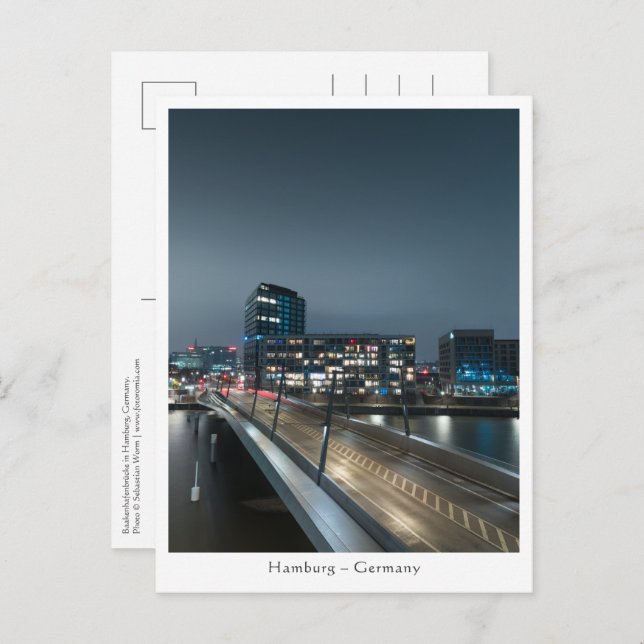 Postal Hamburgo Alemania (Anverso / Reverso)