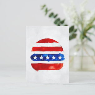 Postal Hamburguesa América (Pintura Blanca No. 4)