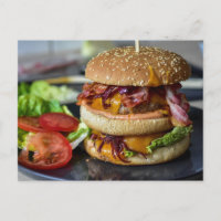 Hamburguesa de bacon y queso