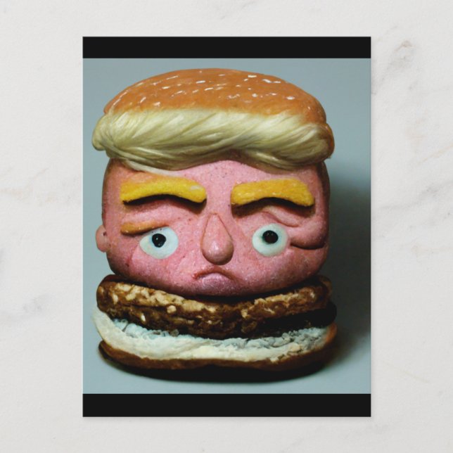 Postal Hamburguesa Donald Trump (Anverso)