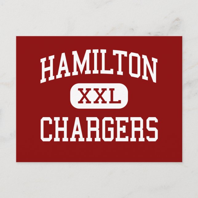 Postal Hamilton - Chargers - Middle - Hamilton Montana (Anverso)