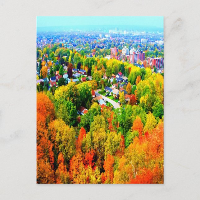 Postal hamilton ontario autumn escarpe (Anverso)