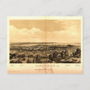 Postal Hamilton, Ontario (Canadá) (1859)