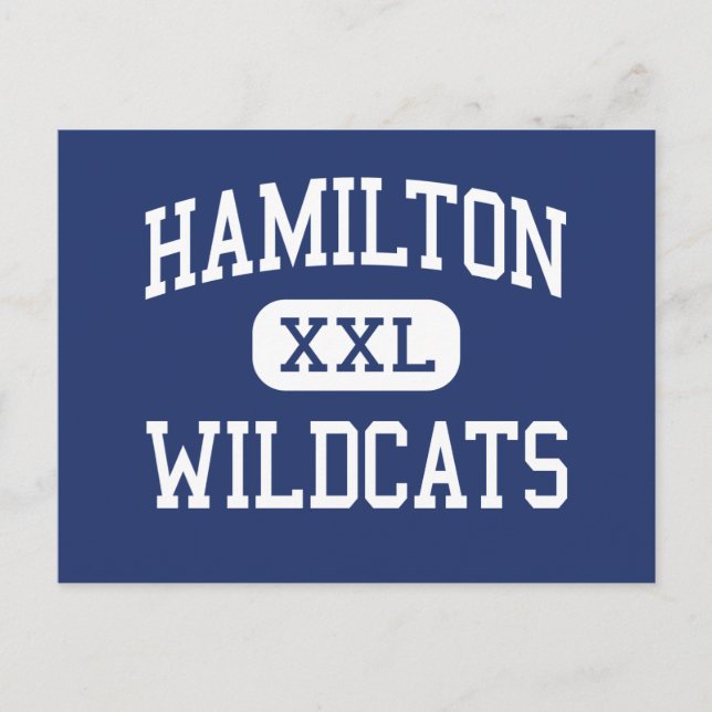Postal Hamilton Wildcats Middle Memphis Tennessee (Anverso)