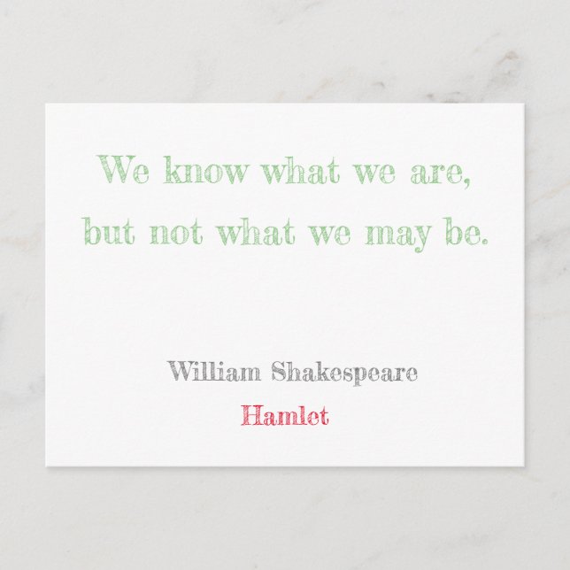 Postal Hamlet (Anverso)