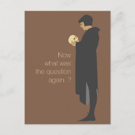 Postal Hamlet sostiene un cráneo de mendigos CC0720