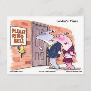 Postal Hammerhead Sharks @ Door Funny Gifts Tees Etc