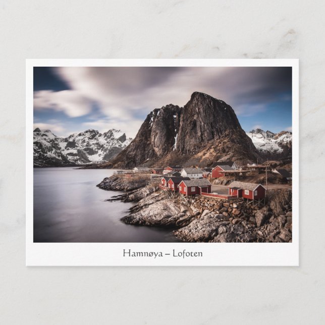 Postal Hamnoy Lofoten (Anverso)