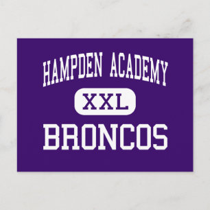 Postal Hampden Academy - Broncos - High - Hampden Maine