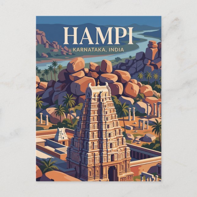 Postal Hampi India (Anverso)