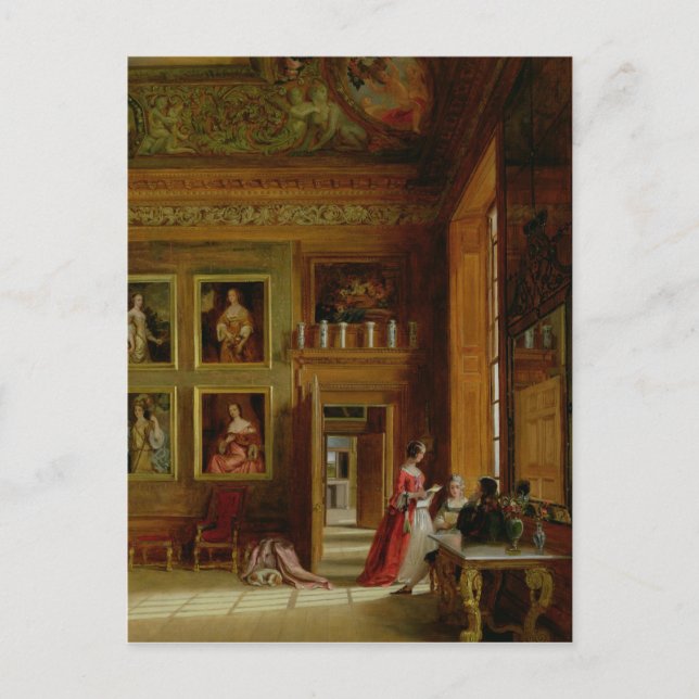 Postal Hampton Court, 1849 (Anverso)
