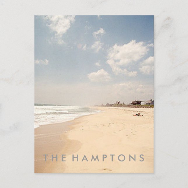 Postal Hamptons Beach POSTCARD (Anverso)