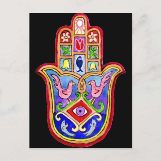 Postal Hamsa (Anverso)