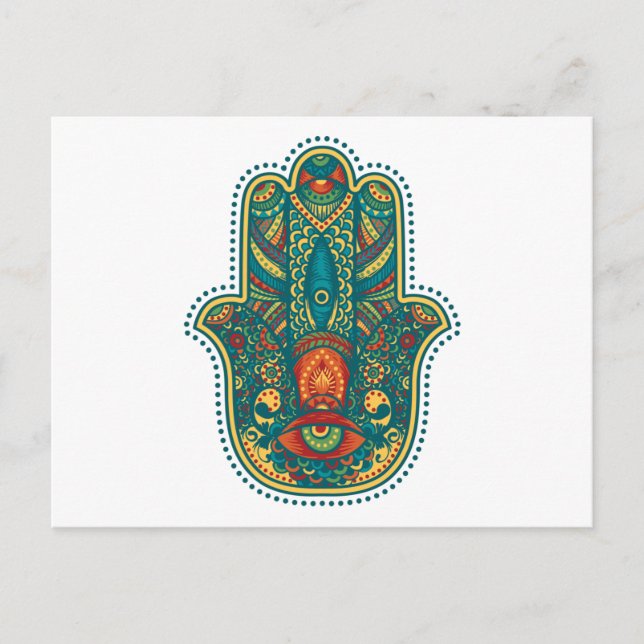 Postal Hamsa (Anverso)