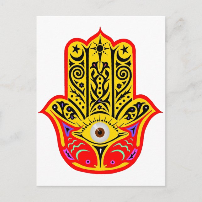 Postal Hamsa - Magic Hamsa (Anverso)
