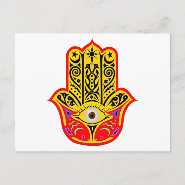 Postal Hamsa - Magic Hamsa (Anverso)