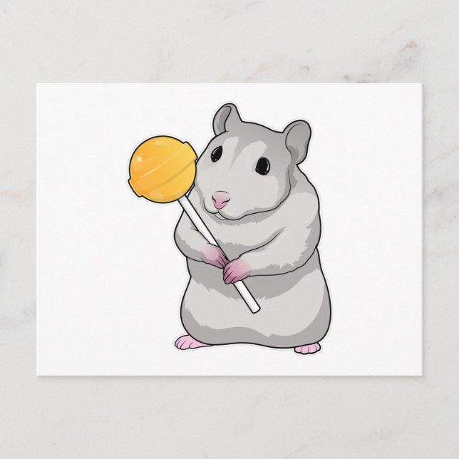Postal Hamster Lollipop (Anverso)