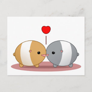 Postal hámsters de amor