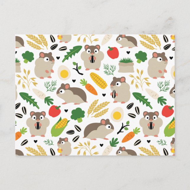 Postal Hamsters Y Sus Tratamientos (Anverso)