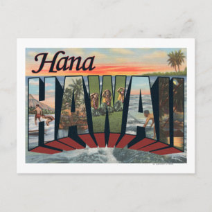 Postal Hana, HawaiiEscenas de letras grandesHana, HI