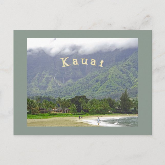 POSTAL  "HANALEI MÁGICO" (KAUAI) (Anverso)