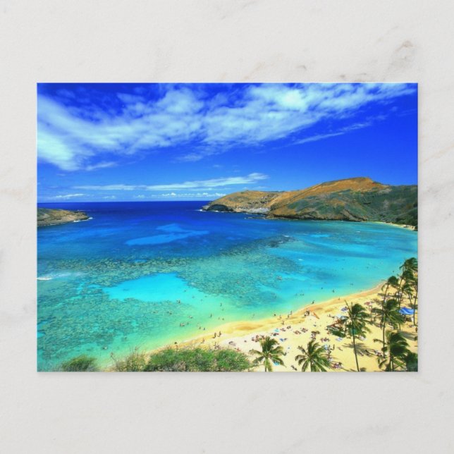 Postal ¡Hanauma Bay Beach Aloha! (Anverso)