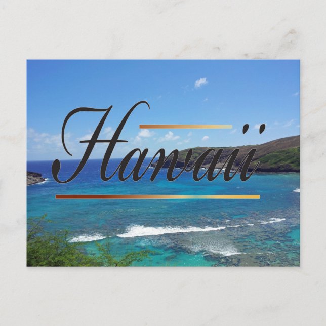 Postal Hanauma Bay Hawaii (Anverso)