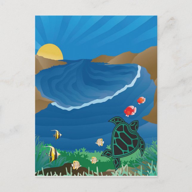 Postal Hanauma Bay Hawaii (Anverso)