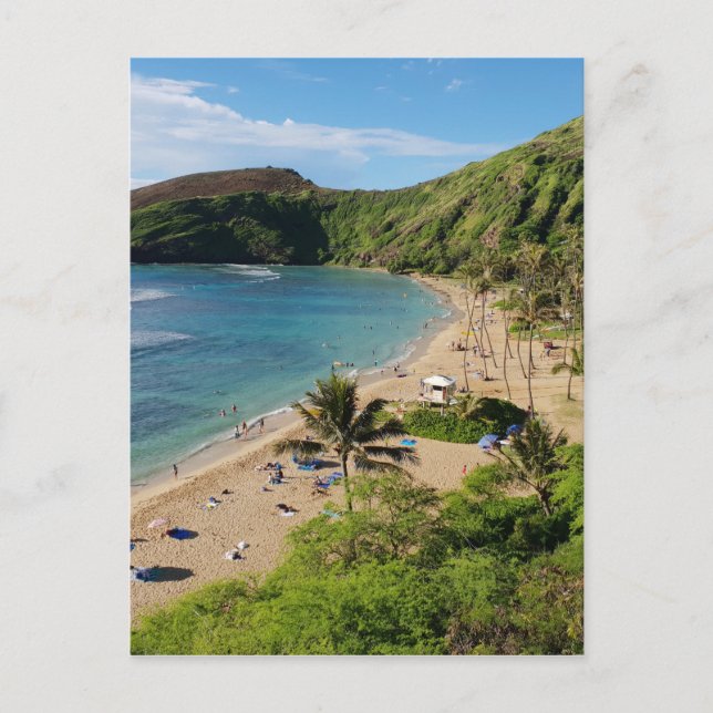 Postal Hanauma Bay Hawaii - Vacaciones 2018 (Anverso)