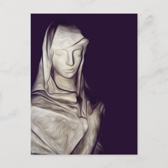 Postal hand on heart (Anverso)