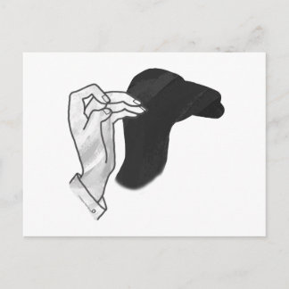 Postal Hand Silhouette Camel