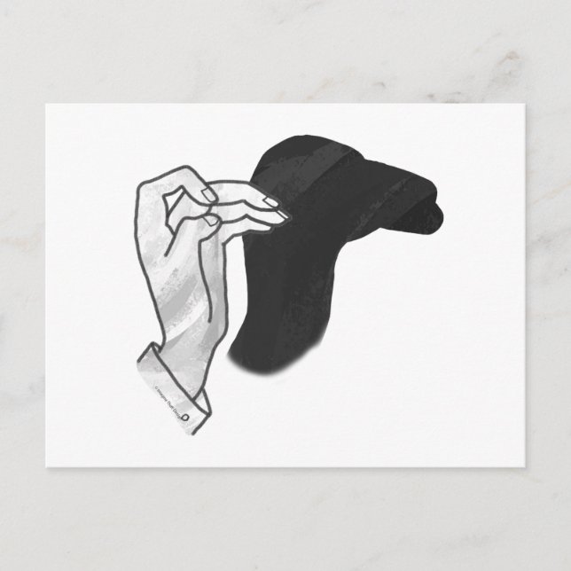 Postal Hand Silhouette Camel (Anverso)