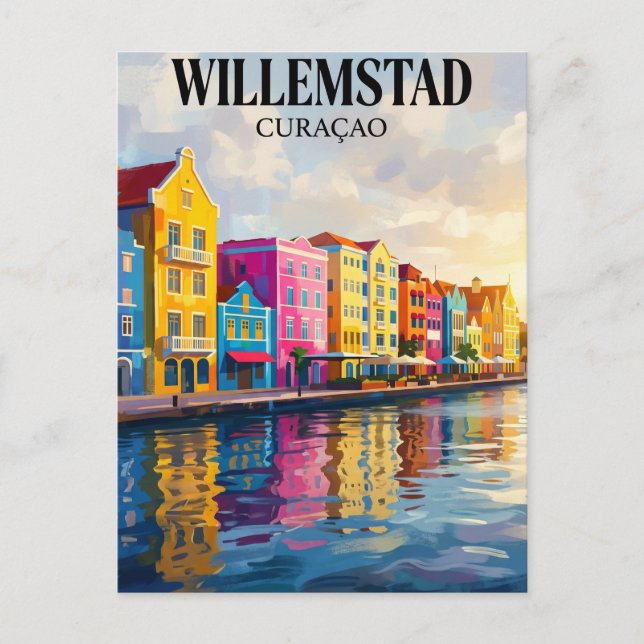 Postal Handelskade Curazao (Anverso)