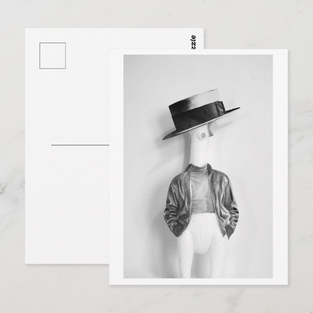 Postal Handsome rubber chicken - Elle Capone (Anverso / Reverso)