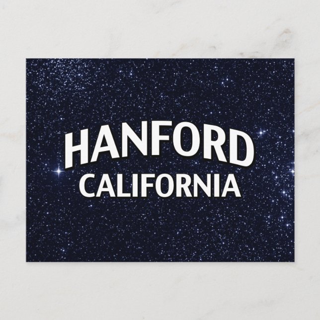 Postal Hanford California (Anverso)