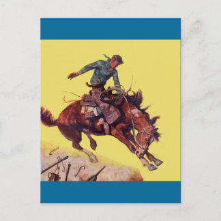 Postal Hang On Cowboy