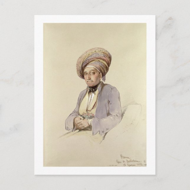 Postal Hanna - Una griega de Antioquía, 1852 (Anverso)